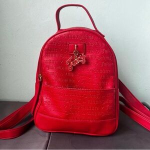 Juicy Couture Mini Red Backpack